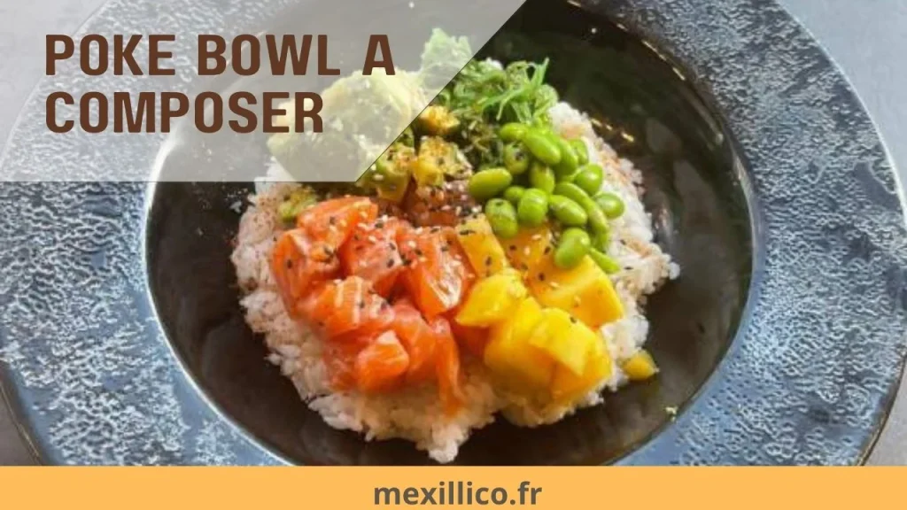 Créez votre propre chef-d'œuvre de poke bowl avec une base de riz ou de salade verte, des protéines, des légumes et des sauces.
